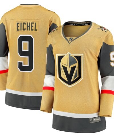 Jack Eichel Vegas Golden Knights Fanatics Women's Home Breakaway Player Jersey - Gold