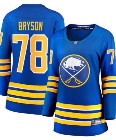 Jacob Bryson Buffalo Sabres Fanatics Women's Home Breakaway Player Jersey - Royal