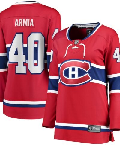 Joel Armia Montreal Canadiens Fanatics Women's Home Breakaway Player Jersey - Red