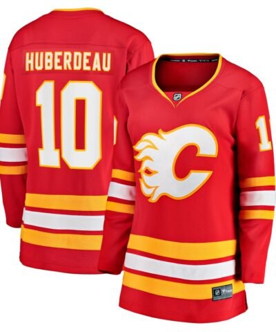 Jonathan Huberdeau Calgary Flames Fanatics Women's Home Breakaway Player Jersey - Red