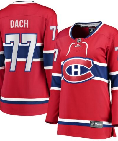 Kirby Dach Montreal Canadiens Fanatics Women's Home Breakaway Player Jersey - Red