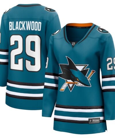 Mackenzie Blackwood San Jose Sharks Fanatics Women's Home Breakaway Player Jersey - Teal