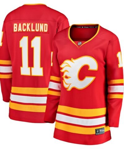 Mikael Backlund Calgary Flames Fanatics Women's Home Team Breakaway Player Jersey - Red