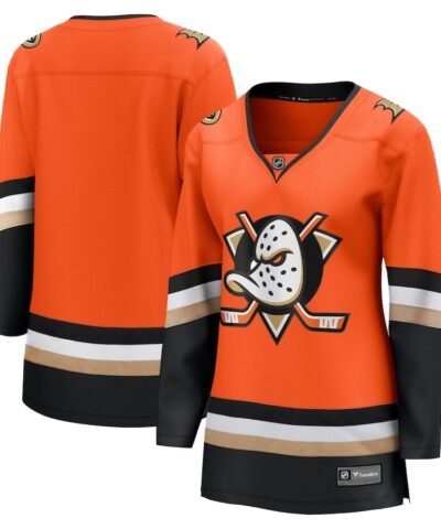 Anaheim Ducks Fanatics Women's Home Breakaway Jersey - Orange
