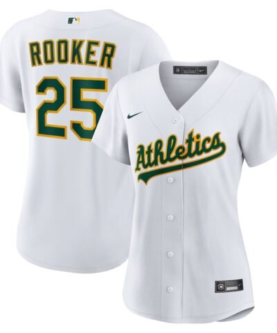Brent Rooker Athletics Nike Women's Home Replica Jersey  - White
