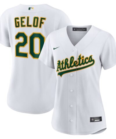 Zack Gelof Athletics Nike Women's Home Replica Player Jersey - White