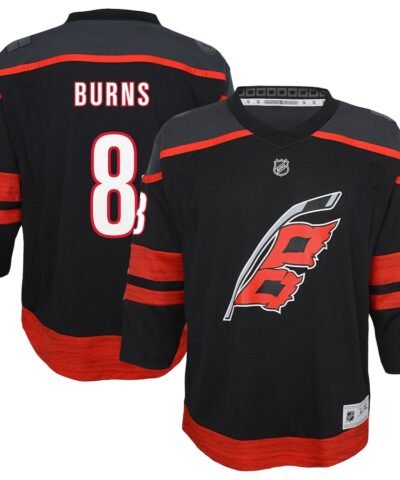 Brent Burns Carolina Hurricanes Youth Home Replica Player Jersey - Black