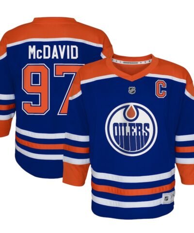 Connor McDavid Edmonton Oilers Youth Home Replica Player Jersey - Royal