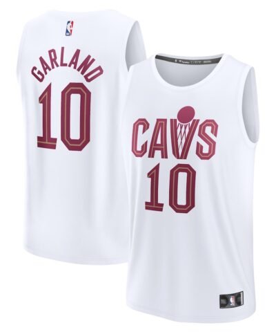 Darius Garland Cleveland Cavaliers Fanatics Youth Fast Break Replica Player Jersey - Association Edition - White