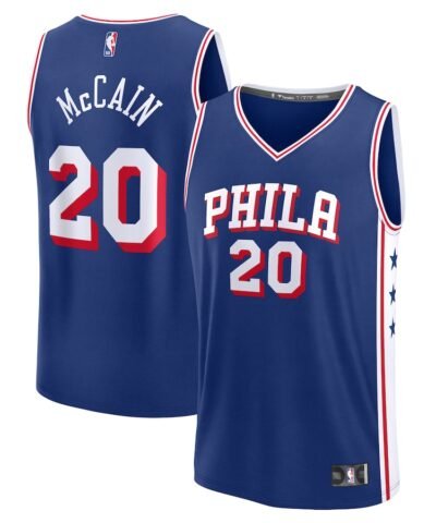 Jared McCain Philadelphia 76ers Fanatics Youth 2024 NBA Draft Fast Break Player Jersey - Icon Edition - Royal