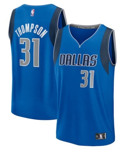 Klay Thompson Dallas Mavericks Fanatics Youth Fast Break Replica Player Jersey - Icon Edition - Blue