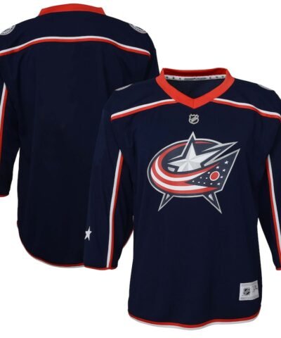 Columbus Blue Jackets Youth Home Replica Jersey - Navy