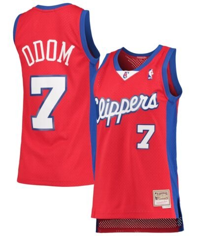 Lamar Odom LA Clippers Mitchell & Ness Women's 2000/01 Hardwood Classics Swingman Jersey - Red