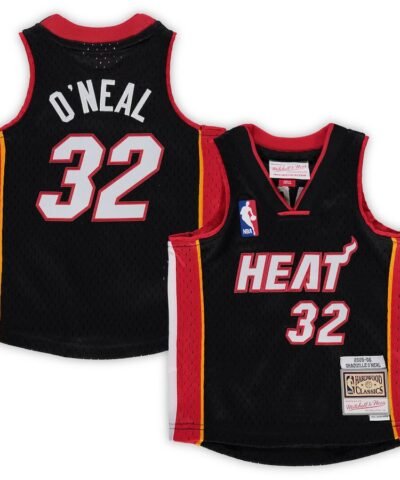 Shaquille O'Neal Miami Heat Mitchell & Ness Infant 2005/06 Hardwood Classics Retired Player Jersey - Black