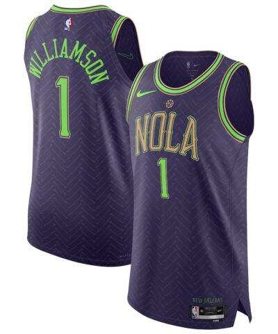 Zion Williamson New Orleans Pelicans Nike 2024/25 Authentic Player Jersey - City Edition - Purple