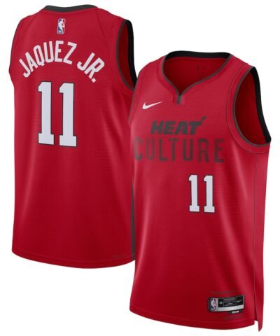 Jaime Jaquez Jr. Miami Heat Nike Unisex 2024/25 Swingman Player Jersey - City Edition - Red