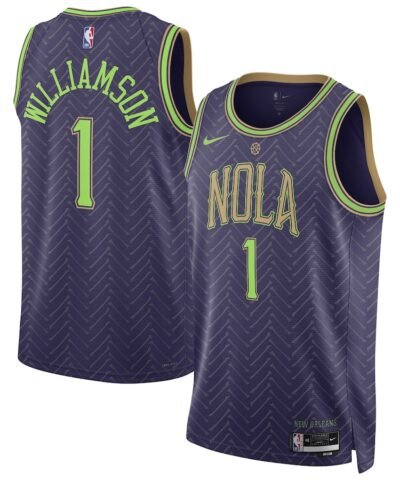 Zion Williamson New Orleans Pelicans Nike Unisex 2024/25 Swingman Player Jersey - City Edition - Purple