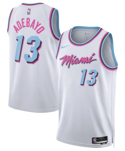 Bam Adebayo Miami Heat Nike Unisex 2024/25 Swingman Player Jersey - City Edition - White