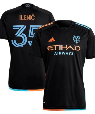 Mitja Ilenič New York City FC adidas 2024 24/7 Kit Replica Player Jersey - Black