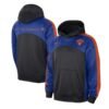 New York Knicks Nike Authentic Starting Five Force Performance Pullover Hoodie - Black/Blue