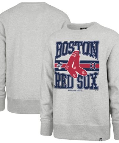 Boston Red Sox '47 Letters Headline Pullover Sweatshirt - Gray