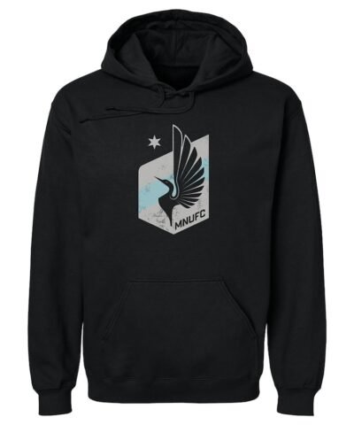 Minnesota United FC 500 Level Distressed Primary Logo Pullover Hoodie - Black
