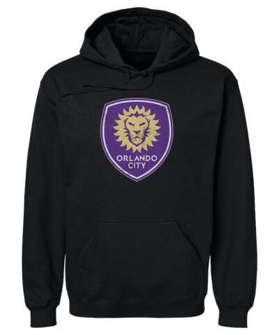 Orlando City SC 500 Level Distressed Primary Logo Pullover Hoodie - Black