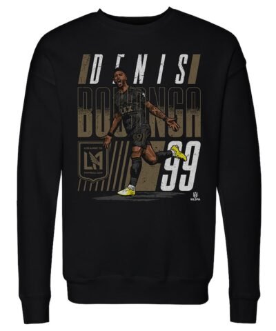 Denis Bouanga LAFC 500 Level Celebration Pullover Crewneck Sweatshirt - Black