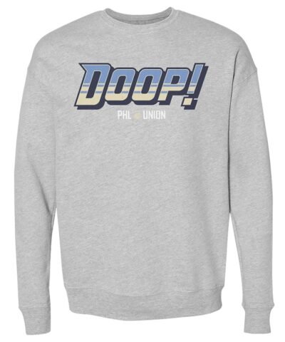 Philadelphia Union 500 Level Doop Pullover Crewneck Sweatshirt - Heather Gray
