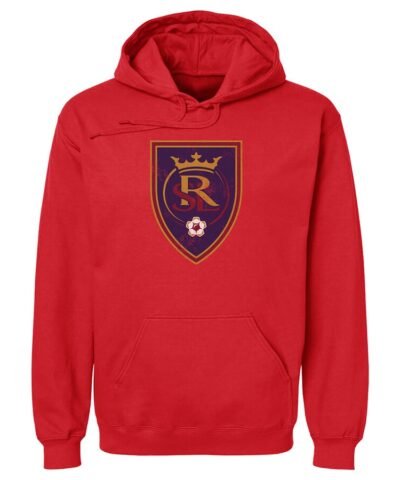 Real Salt Lake 500 Level Distressed Primary Logo Pullover Hoodie - Red