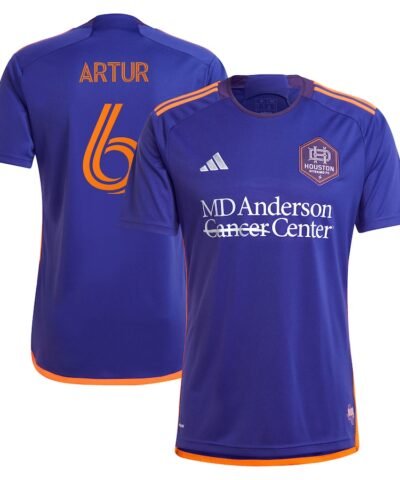 Artur Houston Dynamo FC adidas 2024 Still Holdin' Replica Player Jersey - Purple