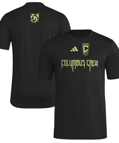 Columbus Crew adidas 2025 Jersey Hook AEROREADY T-Shirt - Black
