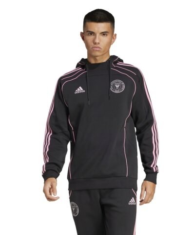 Inter Miami CF adidas 2025 Travel Pullover Hoodie - Black