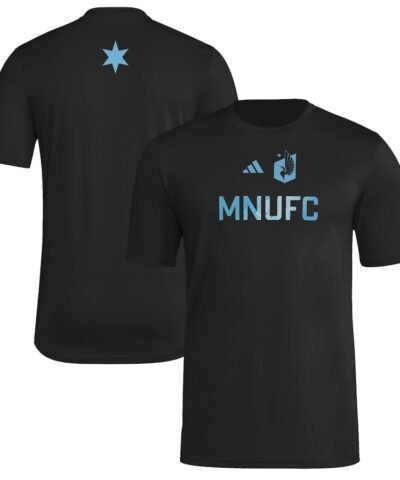 Minnesota United FC adidas 2025 Jersey Hook AEROREADY T-Shirt - Black