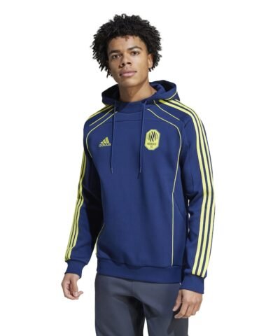 Nashville SC adidas 2025 Travel Pullover Hoodie - Blue