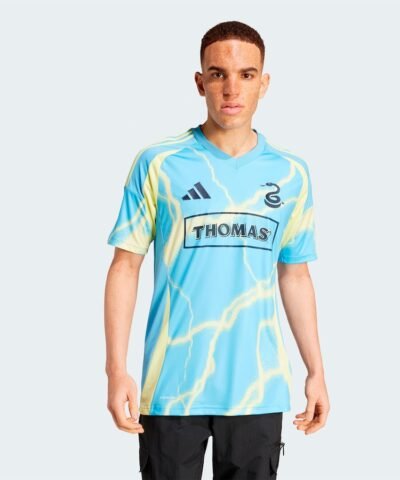 Philadelphia Union adidas 2025 The Voltage Kit Replica Jersey - Blue