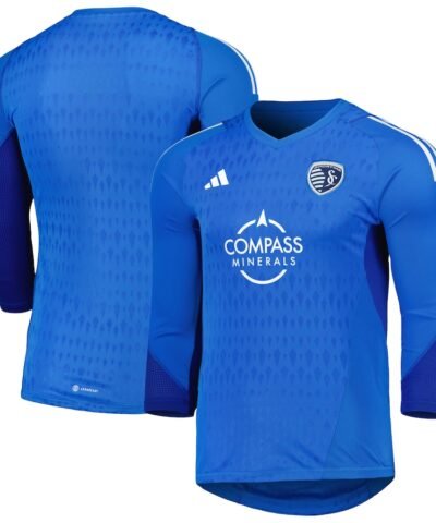 Sporting Kansas City adidas 2023 Goalkeeper Long Sleeve Replica Jersey - Blue