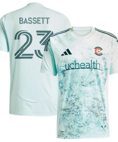 Cole Bassett Colorado Rapids adidas 2025 Headwaters Replica Player Jersey - Green