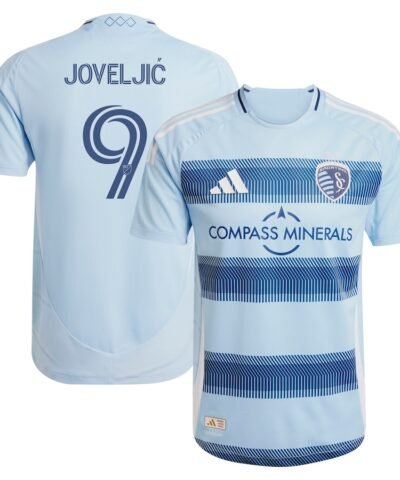 Dejan Joveljic Sporting Kansas City adidas 2025 One KC Authentic Player Jersey - Light Blue