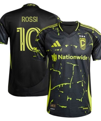 Diego Rossi Columbus Crew adidas 2025 The Goosebumps Kit Authentic Player Jersey - Black
