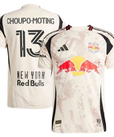 Eric Maxim Choupo-Moting New York Red Bulls adidas 2025 Stone Kit Authentic Player Jersey - Tan