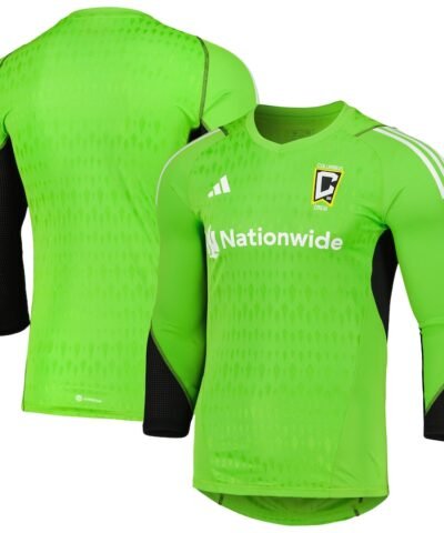 Columbus Crew adidas 2023 Goalkeeper Long Sleeve Replica Jersey - Green