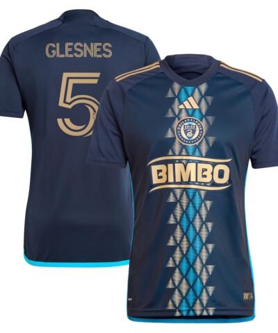 Jakob Glesnes Philadelphia Union adidas 2024 The XV Kit Replica Player Jersey – Navy