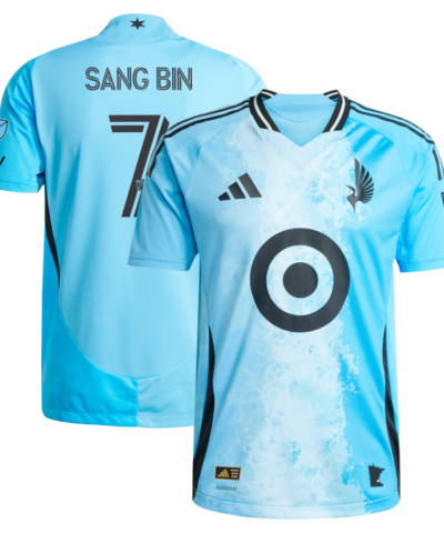 Jeong Sang-bin Minnesota United FC adidas 2025 CONVERGENCE Authentic Player Jersey - Blue