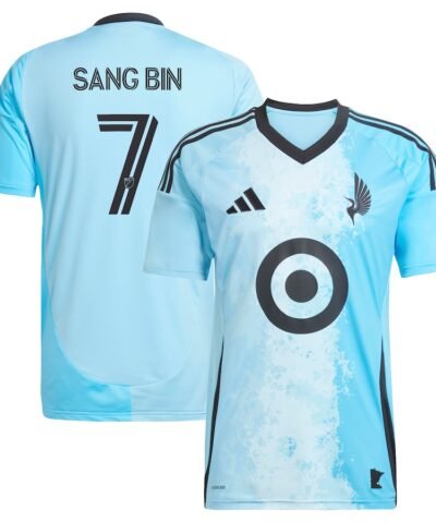 Jeong Sang-bin Minnesota United FC adidas 2025 CONVERGENCE Replica Player Jersey - Blue