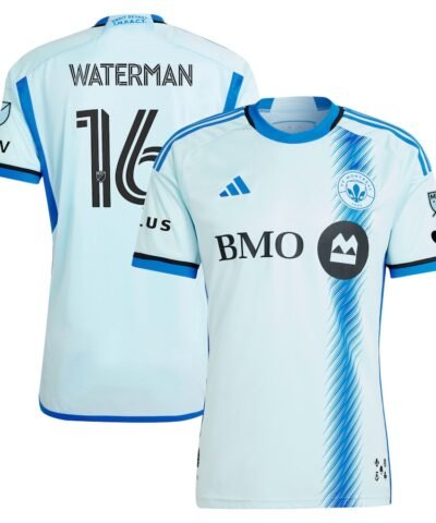 Joel Waterman CF Montreal adidas 2024 La Main Authentic Player Jersey – Light Blue
