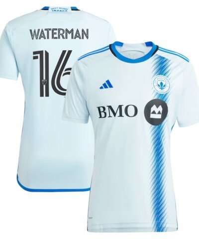Joel Waterman CF Montreal adidas 2024 La Main Replica Player Jersey – Light Blue