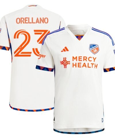 Luca Orellano FC Cincinnati adidas 2024 The Canvas Kit Authentic Player Jersey - White