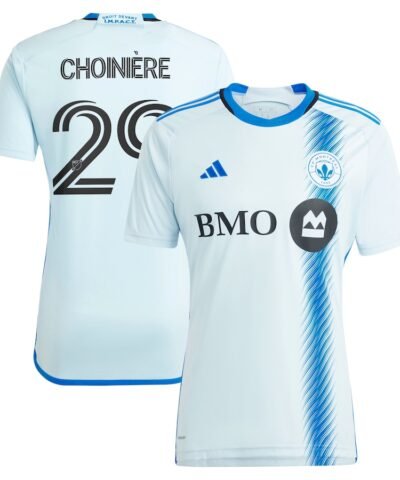 Mathieu Choinière CF Montreal adidas 2024 La Main Replica Player Jersey – Light Blue