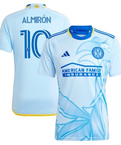 Miguel Almiron Atlanta United FC adidas 2024 The Resurgens Kit Replica Player Jersey - Light Blue